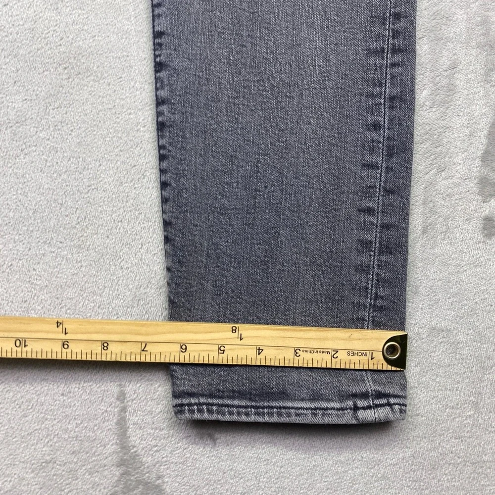 Levis‎ Premium 512 Slim Taper Jeans Mens Sz 34 Faded Black Denim Grunge Retro